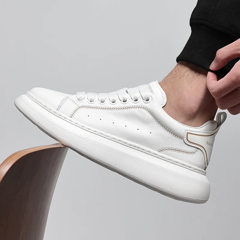 Men's thick soled board shoes Fashionable and comfortable classic styles Outdoor street trends Daily high-quality sports shoes