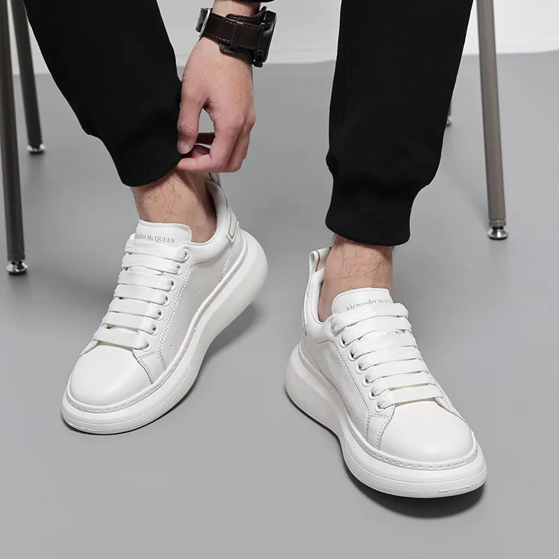 Men's thick soled board shoes Fashionable and comfortable classic styles Outdoor street trends Daily high-quality sports shoes