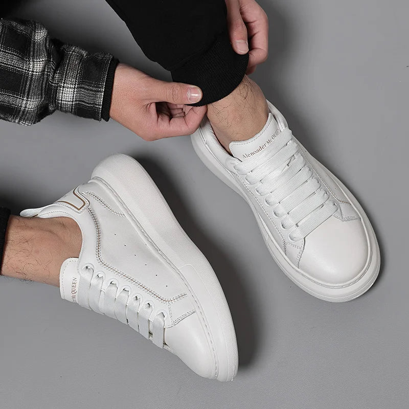 Men's thick soled board shoes Fashionable and comfortable classic styles Outdoor street trends Daily high-quality sports shoes
