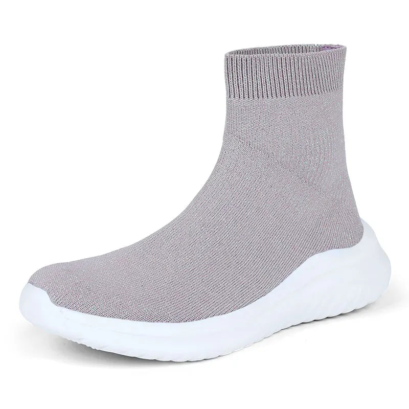Men's and women's new high-top casual sports shoes walking flat ankle boots lovers non-slip shoes autumn and winter
