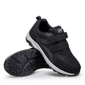 Diabetic Shoes for Men Comfort Walking Shoes for Elderly Swollen Feet Orthopedic Adjustable Double Strap Hook and Loop Sneakers