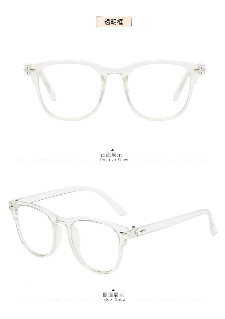 New Vintage Transparent Computer Glasses Frame Women Men Anti Blue Light Eyewear Blocking Glasses Optical Spectacle окуляри очки