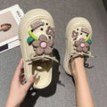 shoes woman 2025 sale shoes with free shipping casual sneaker ladies shoes Stylish thick-soled semi-instep shoes