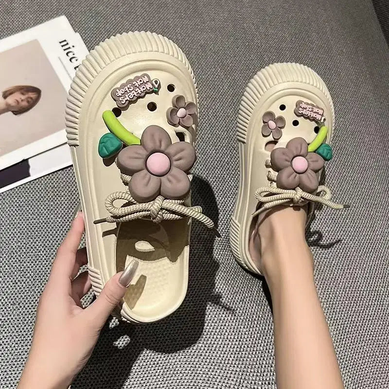 shoes woman 2025 sale shoes with free shipping casual sneaker ladies shoes Stylish thick-soled semi-instep shoes