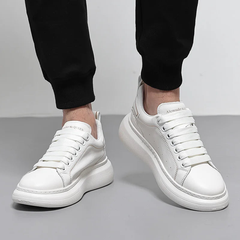 Men's thick soled board shoes Fashionable and comfortable classic styles Outdoor street trends Daily high-quality sports shoes