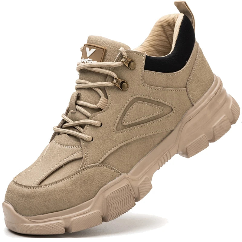 Safety Shoes Men Steel Toe Work Shoes Anti-smash Anti-puncture Indestructible Shoes Protective Boots Outdoor work shoes ﻿ ﻿ ﻿ ﻿