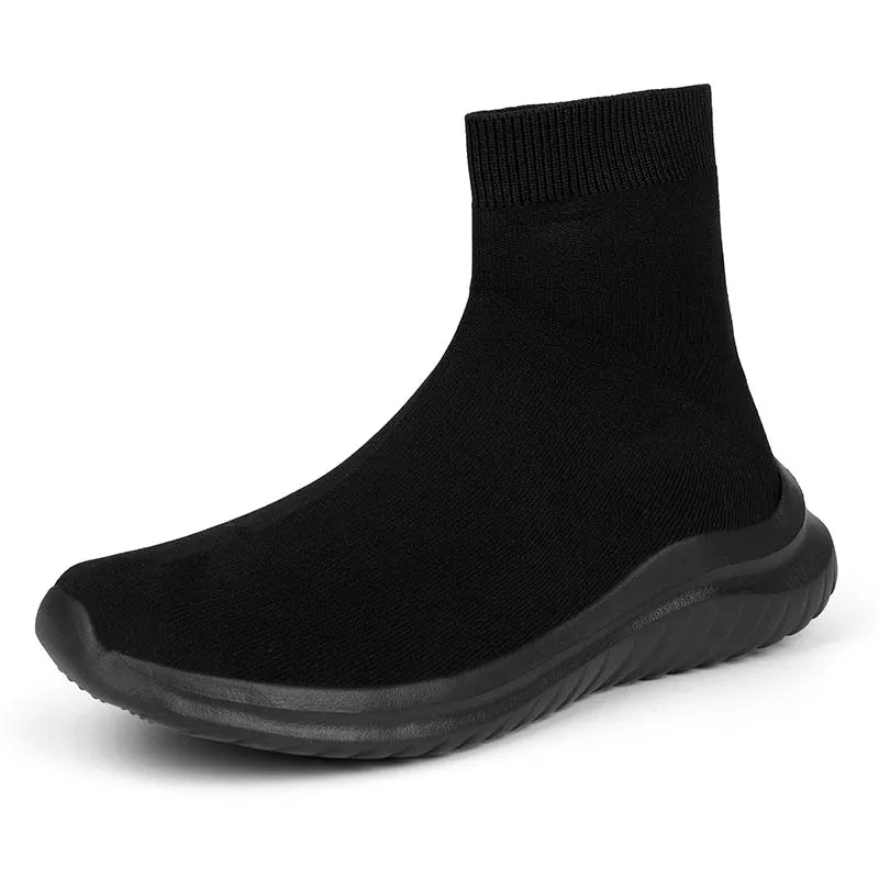 Men's and women's new high-top casual sports shoes walking flat ankle boots lovers non-slip shoes autumn and winter