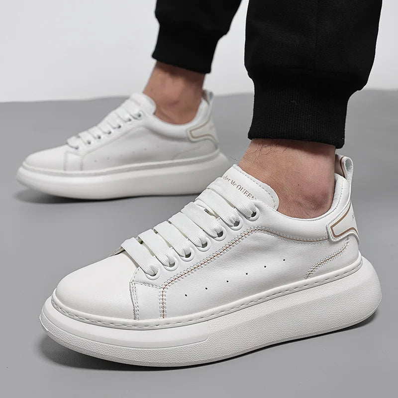 Men's thick soled board shoes Fashionable and comfortable classic styles Outdoor street trends Daily high-quality sports shoes