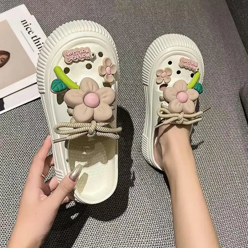 shoes woman 2025 sale shoes with free shipping casual sneaker ladies shoes Stylish thick-soled semi-instep shoes